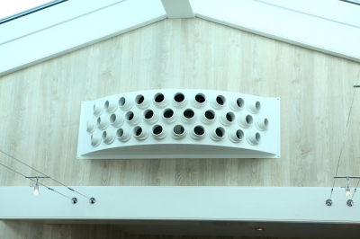 Ausblaskopf in Form eines Kreissegmentes